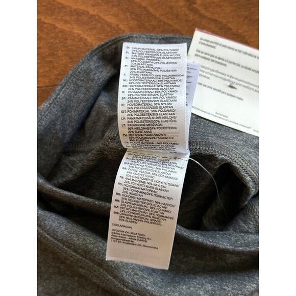 Reebok Womens OS Lux 3/4 Tight Compression Athletic Pants Gray NWT 2XS (XXS) - Picture 6 of 7